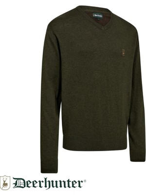 Deerhunter Harrington V Yaka Yeşil Kazak M