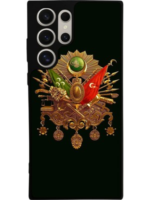 Samsung Galaxy S23 Ultra Uyumlu Osmanli Tugrasi Tasarımlı Glossy Premium Kılıf