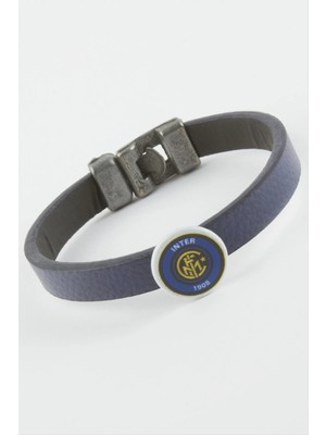 MidasTech Lacivert Renkli Suni Deri Bileklik Nemere