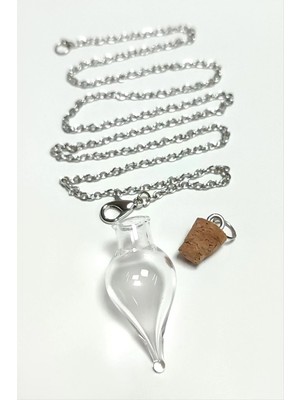 MidasTech Mantar Kapaklı Boş Fanus Canlı Kolye Nemere