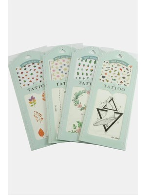 MidasTech Karışık Tattoo Dövme Sticker 1 Adet Nemere