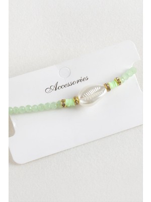 MidasTech Inci Fimo Boncuk Kristal Makrome Ip Bileklik Nemere