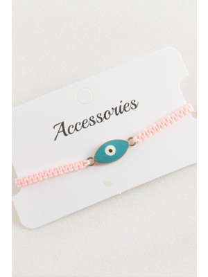 MidasTech Oval Nazar Makrome Örgülü Bileklik Nemere