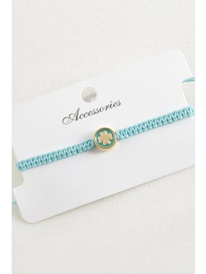 MidasTech Yonca Makrome Örgülü Bileklik Nemere