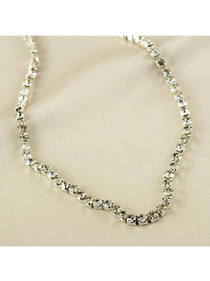 MidasTech Şerit Taşlı Kolye Nemere