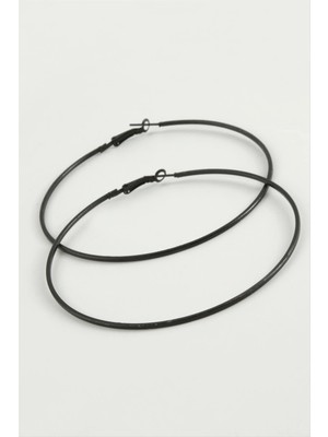 MidasTech Ince Boru Metal Halka Küpe 8-9-10 cm Nemere