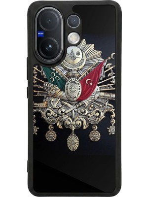 Vivo V60 Uyumlu Osmanli Tugrasi Tasarımlı Glossy Premium Kılıf