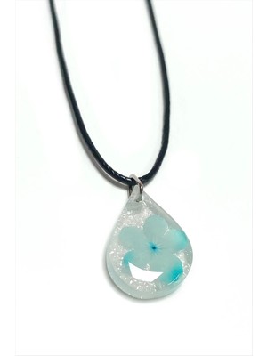 MidasTech Kartopu Çiçeği Damla Epoksi Kolye Nemere