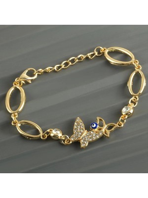 MidasTech Kelebek Taşlı Trend Bileklik Nemere