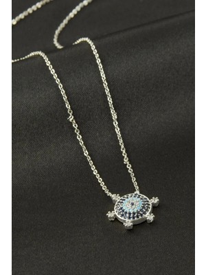 MidasTech Dümen Zirkon Taşlı Kolye Nemere