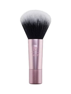 SHC4200 Real Techniques Mini Çoklu Görev Makyaj Fırçası, Allık, Bronzlaştırıcı ve Pudra, Özel Kesim Senteti
