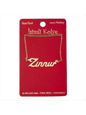 MidasTech Zinnur Isimli Kolye (Kişiye Özel) Nemere