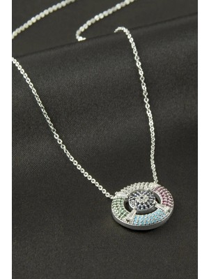 MidasTech Dümen Zirkon Taşlı Kolye Nemere