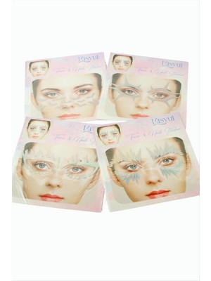 MidasTech Tırnak ve Yüz Süsleme Sticker Nemere