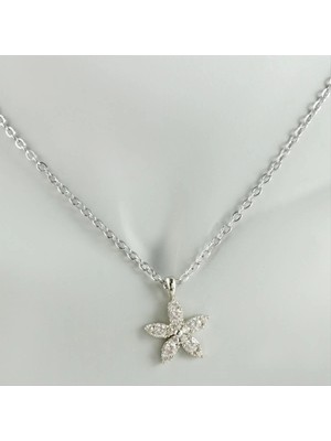 MidasTech Papatya Zirkon Taşlı Trend Kolye Nemere