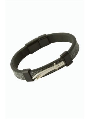 MidasTech Zülfikar Mıknatıslı Deri Bileklik Nemere