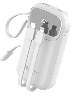 Genax iPhone 17 Pro Max / 16 Pro Max / 15 Pro Uyumlu 13.000 Mah Hızlı Şarj Powerbank