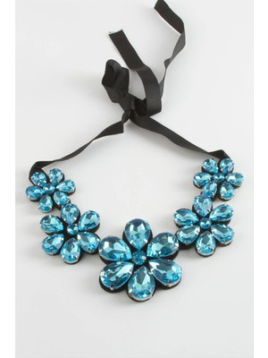 MidasTech Papatya Taşlı Yaka Kolye Nemere