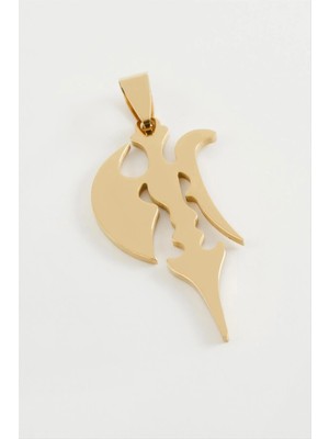 MidasTech Balta Çelik Kolye Ucu 4 cm Nemere