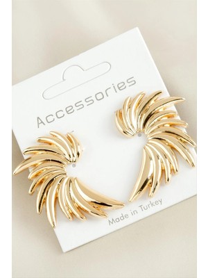 MidasTech Kanat Yeni Sezon Metal Küpe Nemere