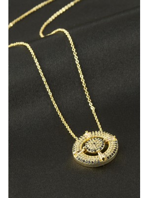 MidasTech Göz Zirkon Taşlı Kolye Nemere