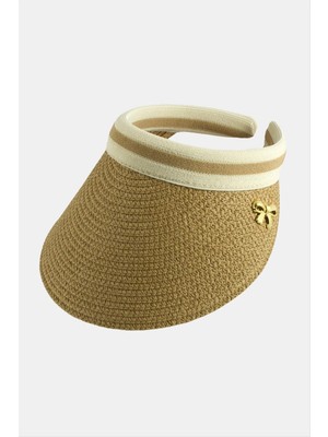 MidasTech Fiyong Kasketli Hasır Plaj Şapkası Nemere