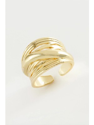 MidasTech Çarpı Metal Yüzük Nemere