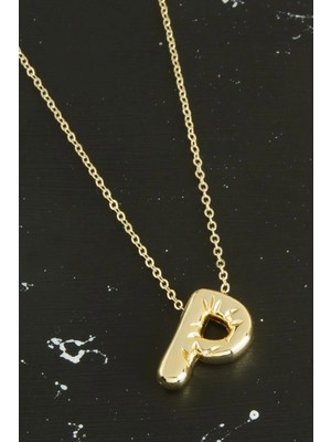 MidasTech P Harfli Balon Kolye Nemere