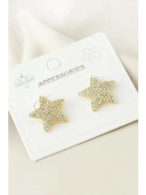 MidasTech Yıldız Taşlı Küpe Nemere