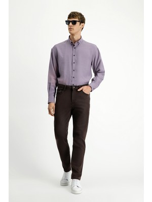 Kiğılı Relaxed Fit Rahat Kesim Likralı Kanvas / Chino Pantolon