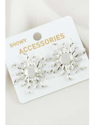 MidasTech Güneş Metal Küpe Nemere