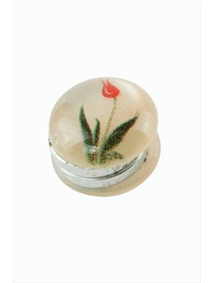 MidasTech Lale Kupa Eşarp Mıknatısı 1 Adet Nemere