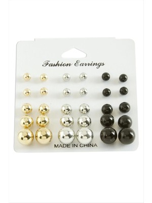 MidasTech Kartlı Inci Küpe 30 Adet Nemere