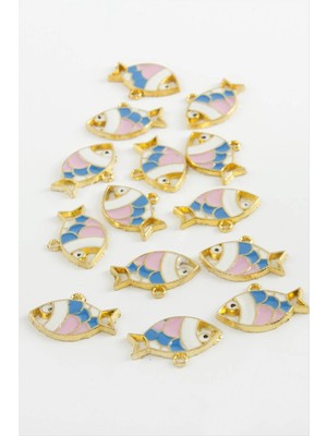 MidasTech Balık Tek Kulp Mineli Bileklik ve Kolye Ucu Aparatı 1 Adet Nemere