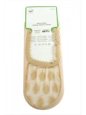 Marsilyan Çilek Dantel Babet Çorap