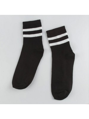 Marsilyan Çizgili Kolej Çorap