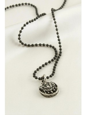 MidasTech Osmanlı Bayrağı Top Zincirli Erkek Kolye Nemere