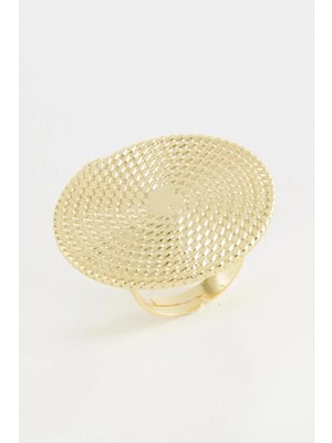 MidasTech Hasır Görünümlü Metal Yüzük Nemere