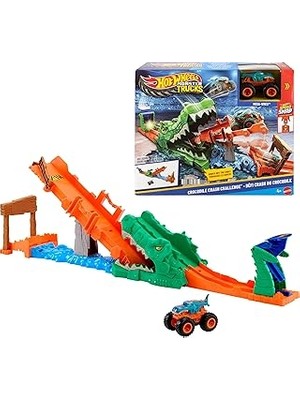 SHC4200 Hot Wheels Trucks Timsahı Devir Oyun Seti JJN45