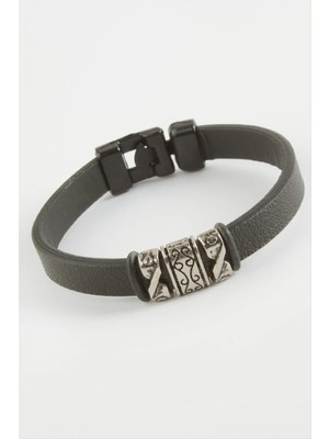 MidasTech Çini Desenli Kaliteli Suni Deri Bileklik Nemere