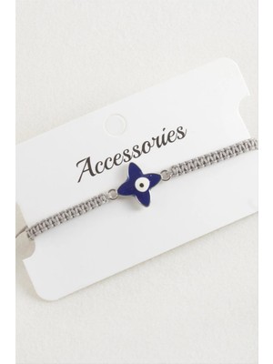 MidasTech Çiçek Nazar Makrome Örgülü Bileklik Nemere