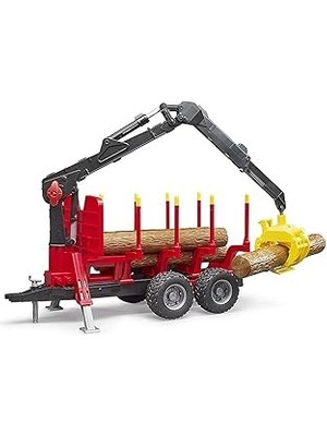 SHC4200 Bruder Yükleme Vinçli Kütük Taşıyan Römork &amp; Kütükler BR02252