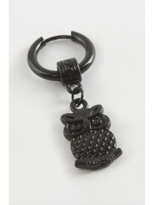 MidasTech Baykuş Erkek Çelik Küpe Nemere