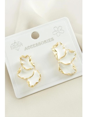 MidasTech Bulut Mineli Metal Küpe Nemere