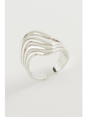 MidasTech Oval Metal Yüzük Nemere