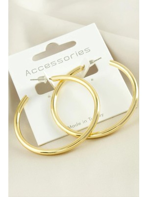 MidasTech Boru Halka Küpe 4,5 cm Nemere