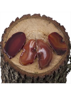 MidasTech Plaka Akik Kolye Ucu ( Yemen Zırhı) Nemere