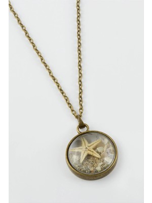 MidasTech Deniz Yıldızı Canlı Kolye Nemere