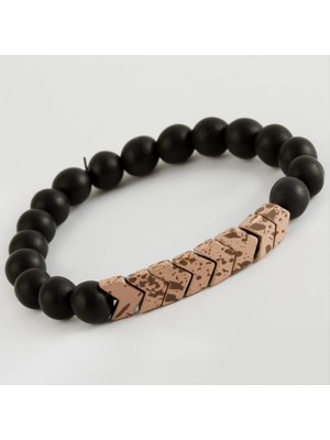 MidasTech Onix Hematit Doğaltaş Bileklik Nemere