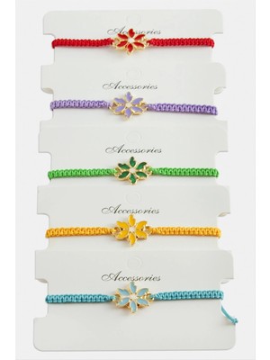 MidasTech Papatya Makrome Örgülü Bileklik Nemere